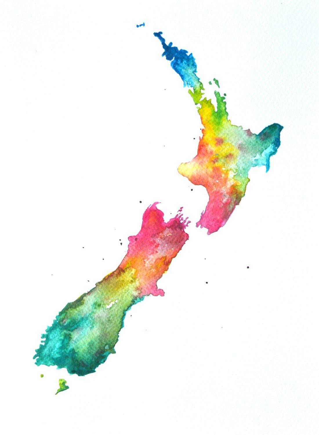 ਨਕਸ਼ਾ new zealand ਦੀ ਕਲਾ