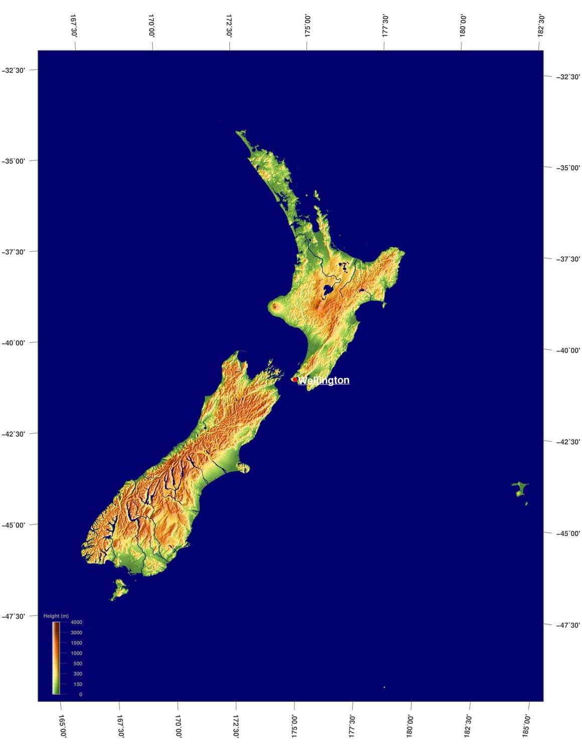 new zealand ਖੇਤਰ ਦਾ ਨਕਸ਼ਾ