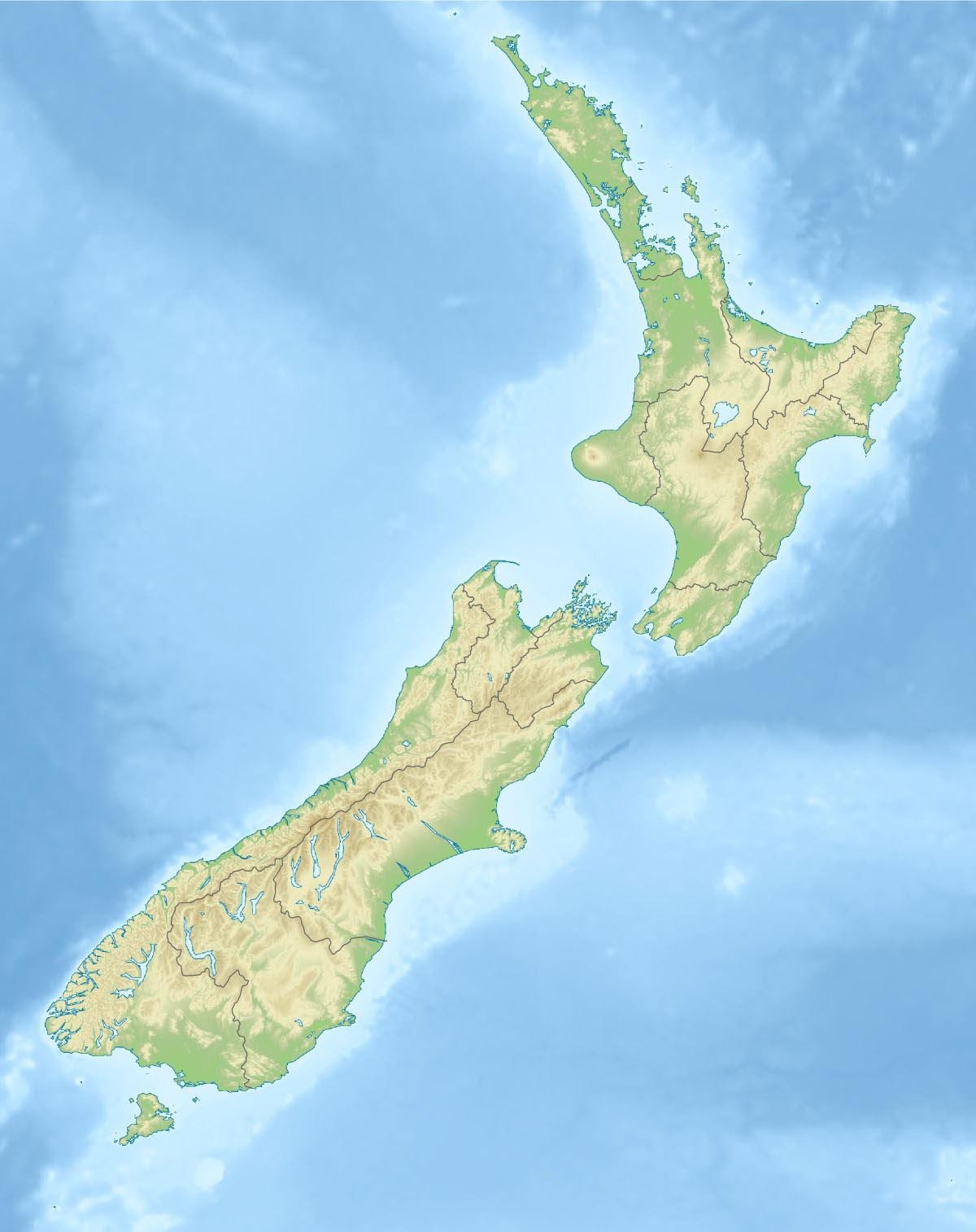 new zealand ਸਰੀਰਕ ਫੀਚਰ ਦਾ ਨਕਸ਼ਾ