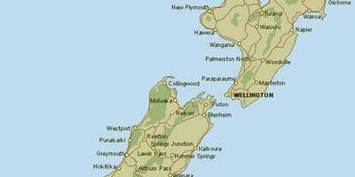 New zealand ਪੂਰਾ ਨਕਸ਼ਾ