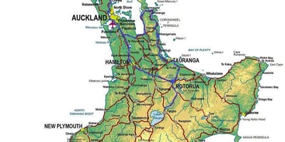 ਨਕਸ਼ਾ ਦੇ ਸਕੀਇੰਗ ਉੱਤਰੀ ਟਾਪੂ new zealand