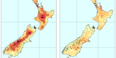 ਨਕਸ਼ਾ ਦੇ new zealand ਤਾਪਮਾਨ