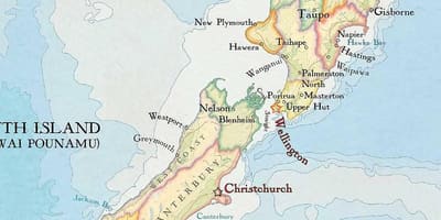 ਨਕਸ਼ਾ ਦੇ new zealand ਪ੍ਰਿੰਟ