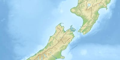 New zealand ਸਰੀਰਕ ਫੀਚਰ ਦਾ ਨਕਸ਼ਾ